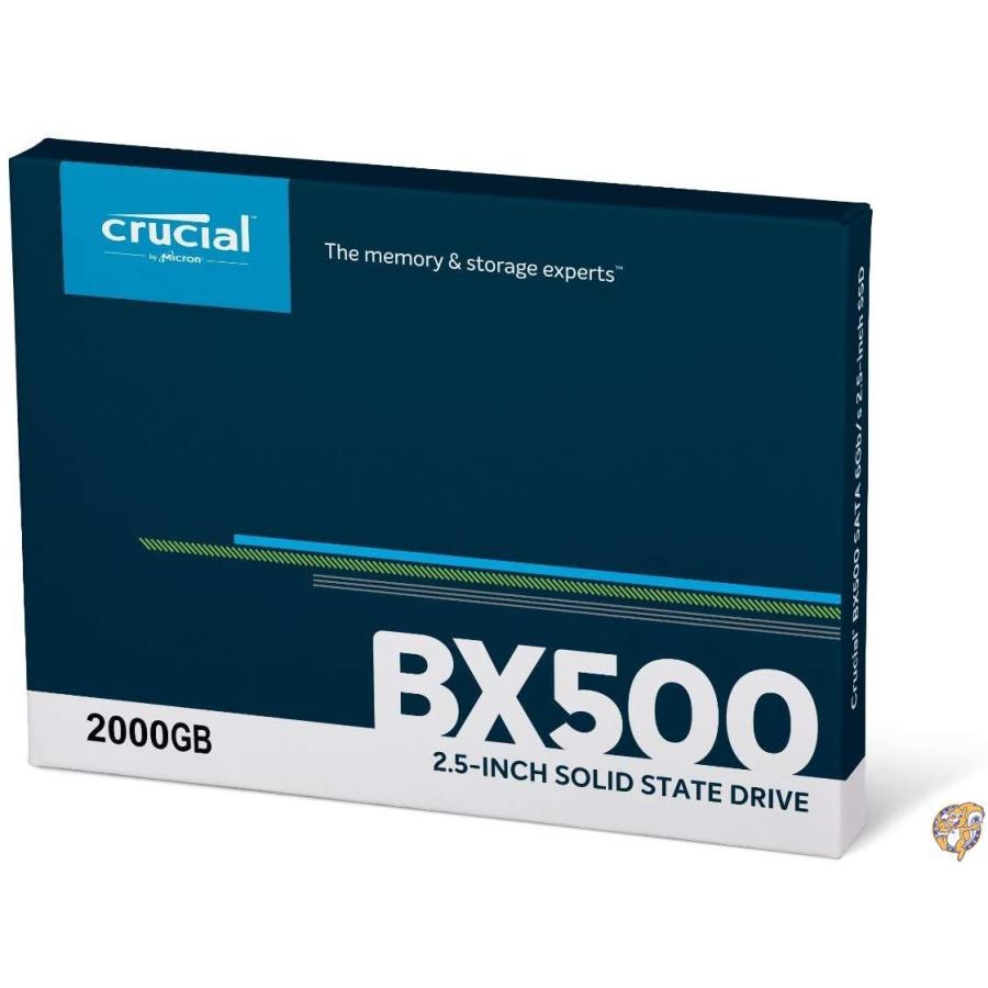 Crucial クルーシャル SSD 2TB(2000GB) BX500 SATA 内蔵2.5インチ 7mm CT2000BX500SSD1 送料無料｜americapro｜05
