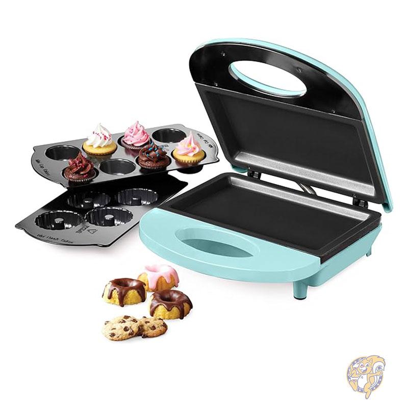 ノスタルジア 4in1 ベーカリー デザートメーカー パンケーキ カップケーキ ブルー 4In1 Nostalgia