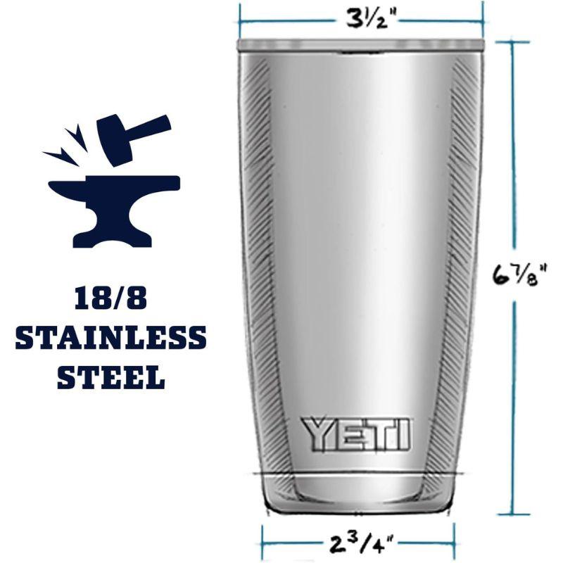 イエティ YETI Rambler 20oz ステンレス タンブラー 保温保冷 真空断熱 蓋つき トロピカルピンク キャンプ 送料無料｜americapro｜07