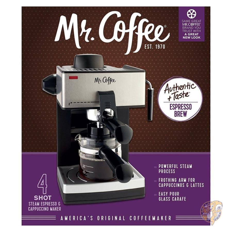 Mr. Coffee ミスターコーヒー スチームエスプレッソマシーン コーヒーメーカー ECM160 Espresso Machine