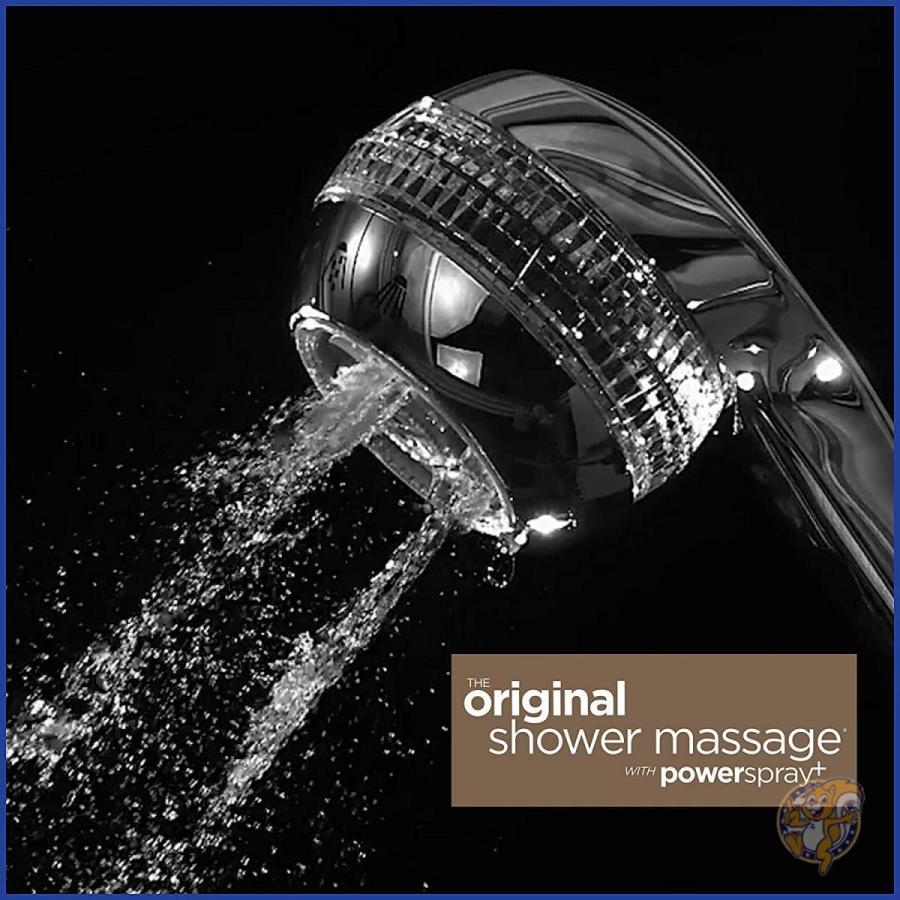 ウォーターピック Waterpik シャワーヘッド SM 653 CG 2.5 GPM オリジナル マッサージ クロム SM653CG 並行