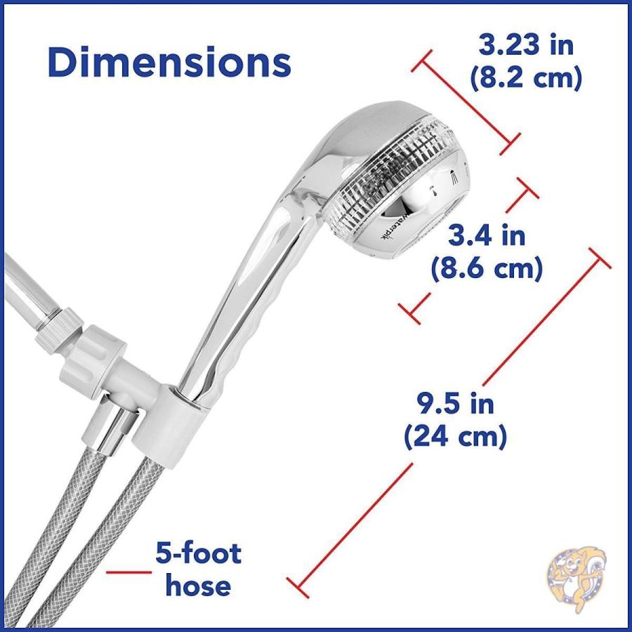 ウォーターピック Waterpik シャワーヘッド SM 653 CG 2.5 GPM オリジナル マッサージ クロム SM653CG 並行
