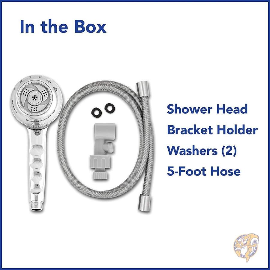 ウォーターピック Waterpik シャワーヘッド SM 653 CG 2.5 GPM オリジナル マッサージ クロム SM653CG 並行