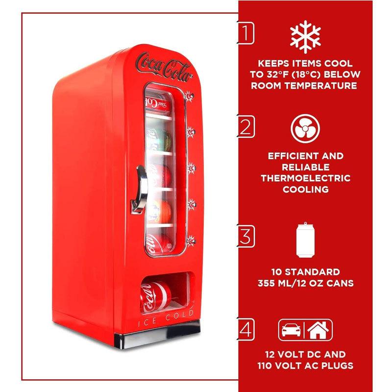 Coca Cola Cvf18 10 Can Capacity Portable Vending Cooler コカ コーラ ベンディングマシーン 冷蔵庫 B001yqgds2 アメリカ輸入プロ 通販 Yahoo ショッピング