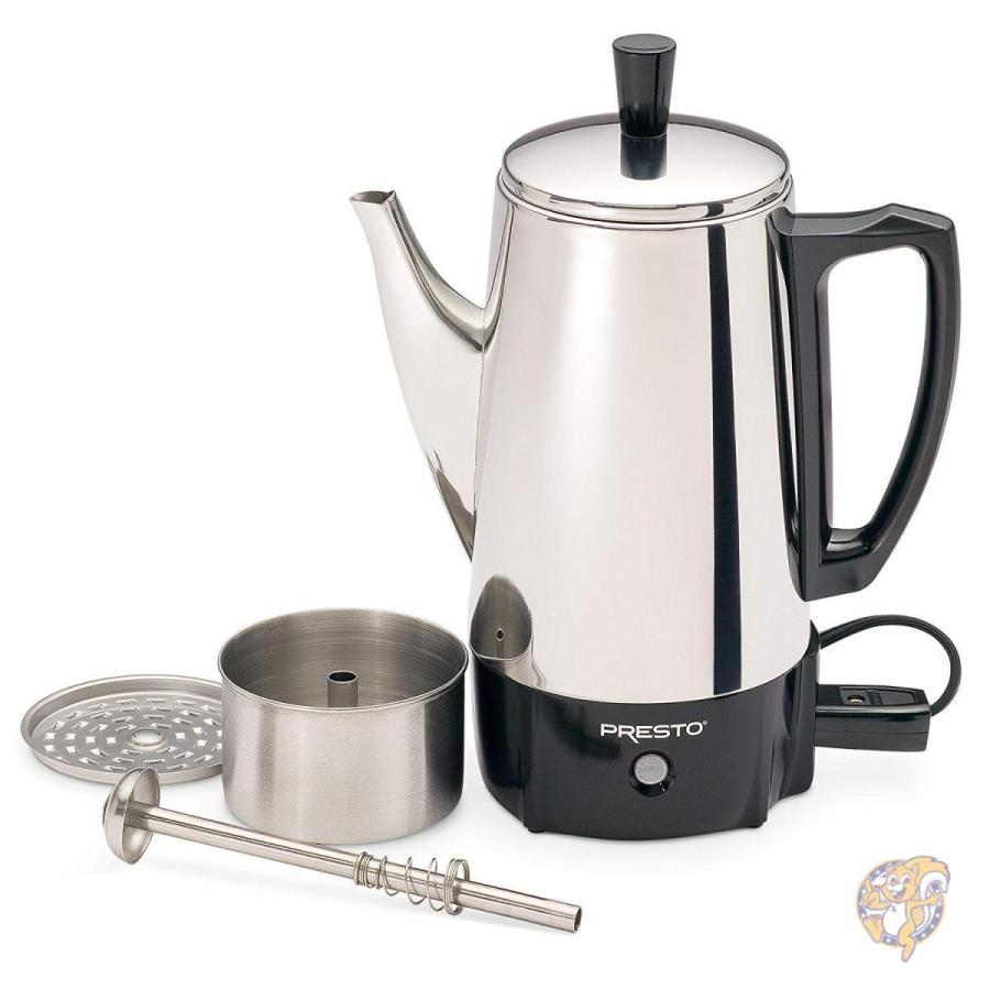 Presto プレスト StainlessSteel Coffee Percolator ステンレス コーヒーメーカー パーコレーター 並行
