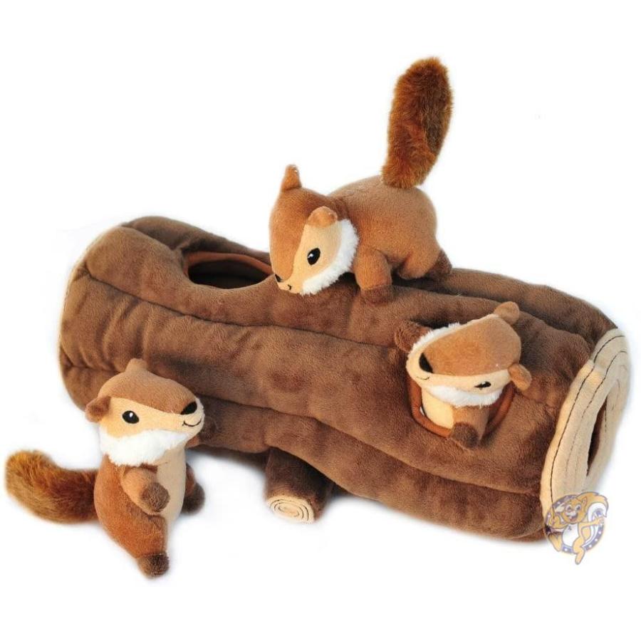 21正規激安 リスと切り株のぬいぐるみセット Zippypaws Zp109 犬のおもちゃ 全国宅配無料 Www Centrodeladultomayor Com Uy