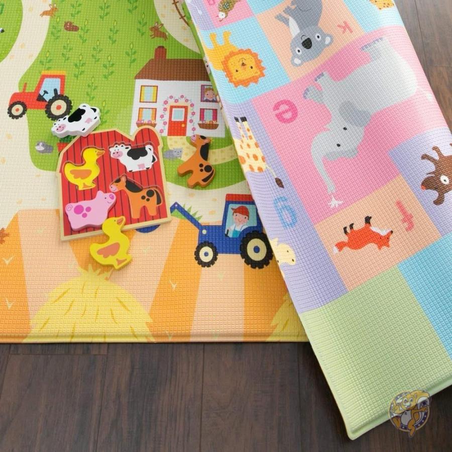 Baby Care Play Mat リバーシブル ベビー プレイマット 大 送料無料