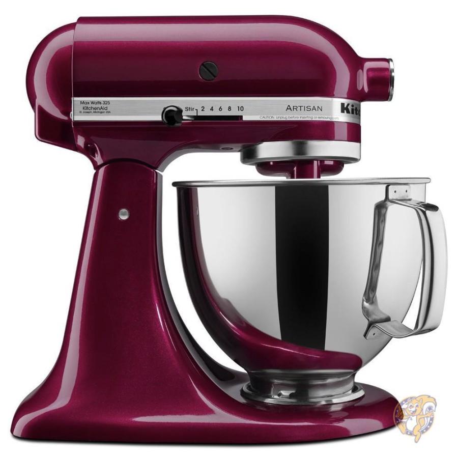 KitchenAid キッチンエイド ５クォート KSM150PSBX アーティシャン・シリーズ キッチンエイドミキサー Bordeaux 並行輸入品 送料無料｜americapro