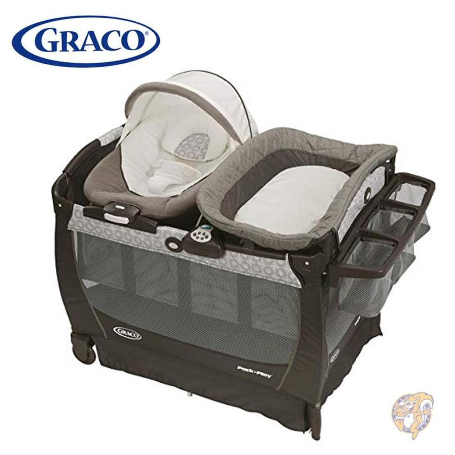赤ちゃんの安全な遊び場 Graco プレイヤード 折りたたみ ベッド 送料無料