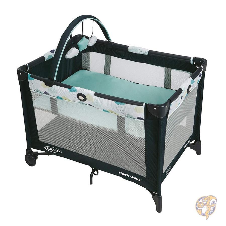 グラコ バシネット Graco 1927561 パックエンドプレイ 乳児 幼児 ベッド 折り畳み可能 送料無料