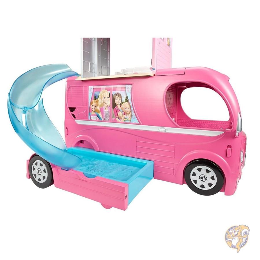 a barbie camper car