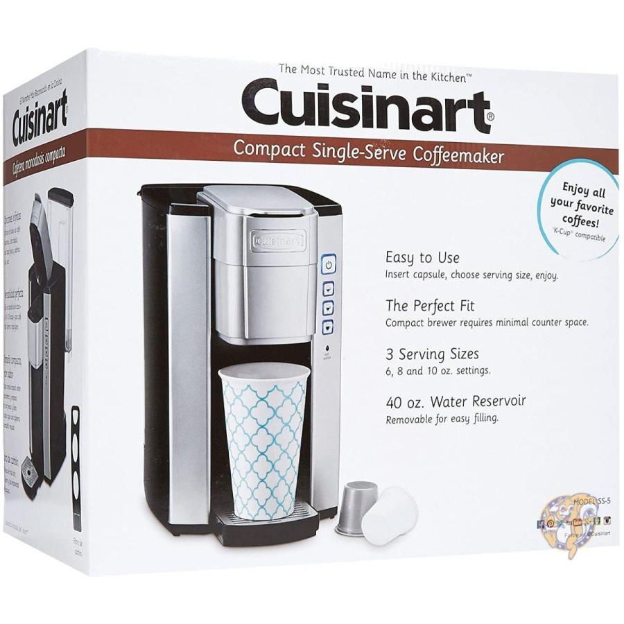 クイジナート シングルサーブコーヒーメーカー Cuisinart SS5P1 シルバーカラー 送料無料 B014W1C1H2アメリカ輸入