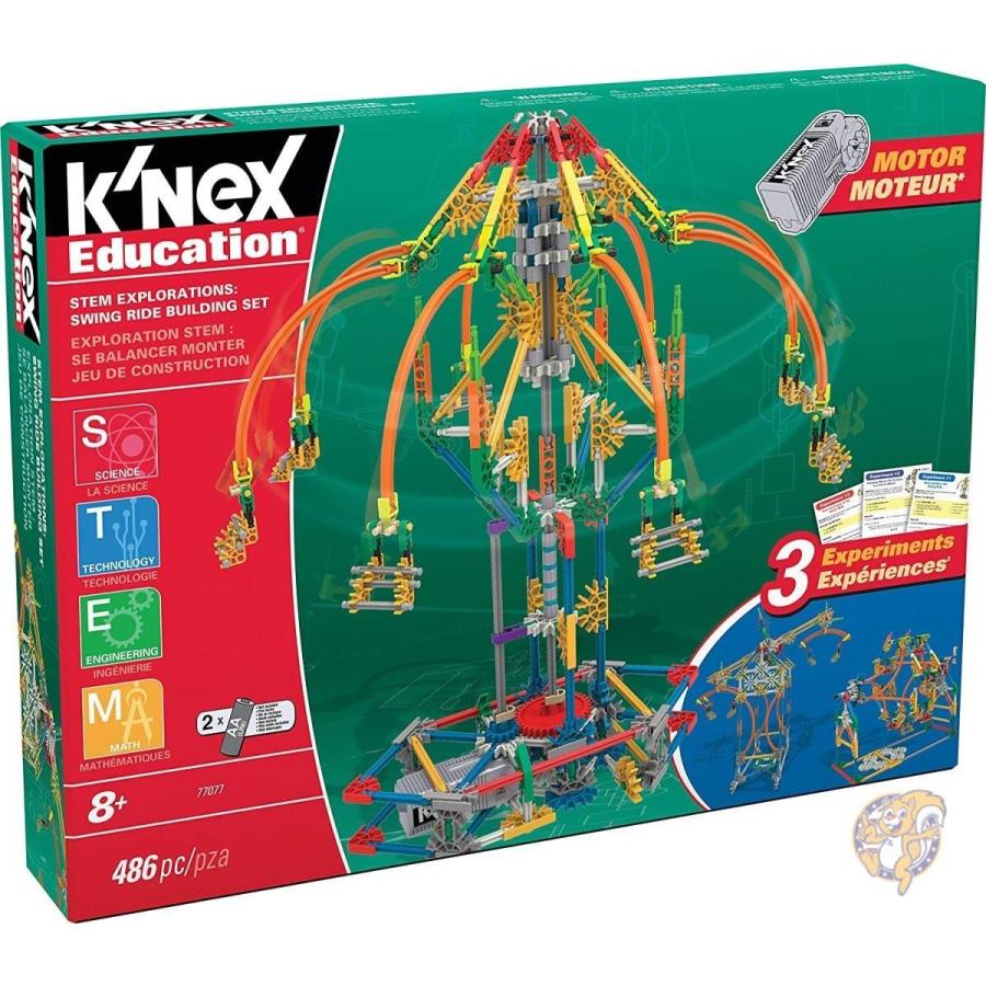 ケネックス エデュケーション K'NEX Education STEM探検：スイングライド組立セット 77077 教育おもちゃ 送料無料｜americapro