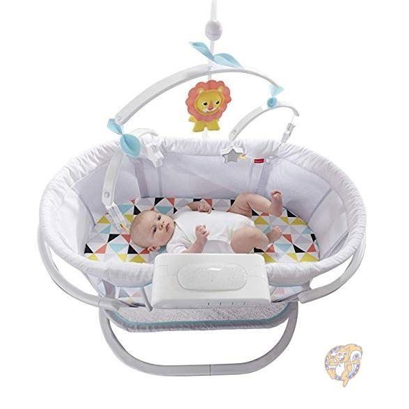 安心の品質！Fisher Price ベビーベッド ベビーベット 風車 送料無料 B01K7VHW0Cアメリカ輸入プロ 通販