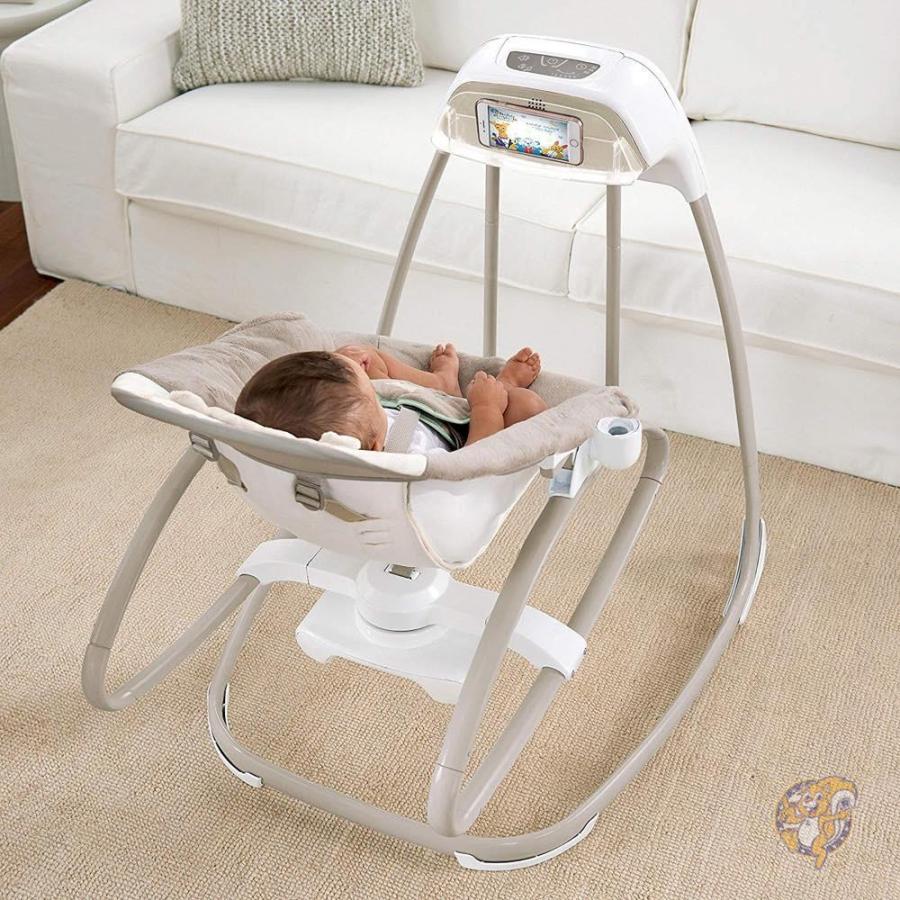 ingenuity smartsize gliding swing and rocker