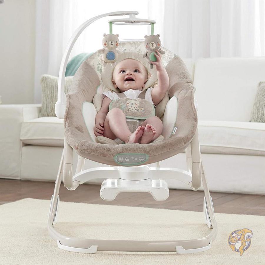 ingenuity smartsize gliding swing and rocker