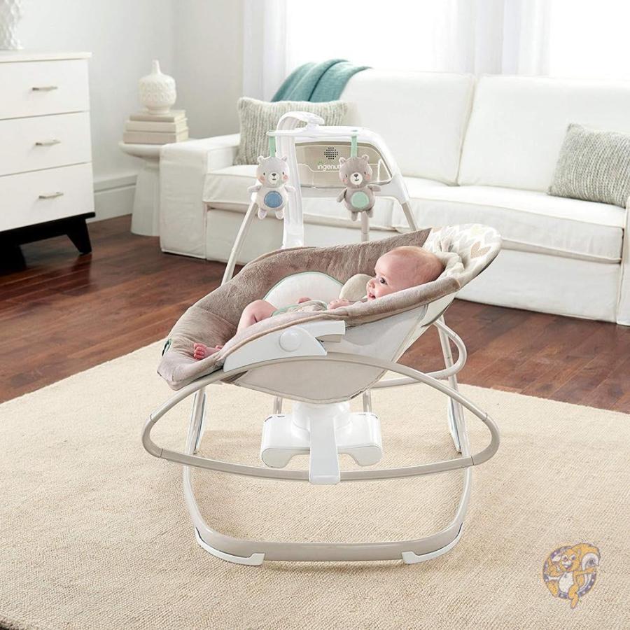 ingenuity smartsize gliding swing and rocker