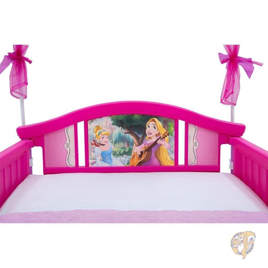 Delta Children Canopy Toddler Bed, Disney Princess ディズニー プリンセス ベットフレーム
