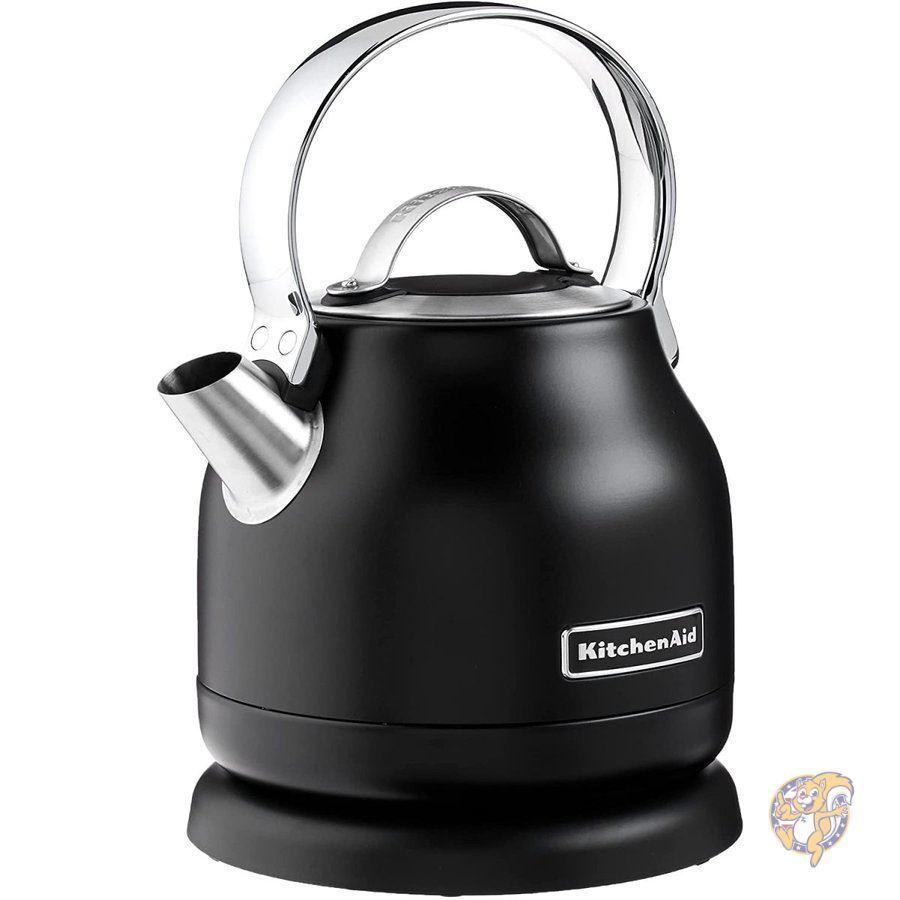 キッチンエイド 電気ケトル 1.25リットル マットブラック KitchenAid 送料無料 B076B8Q4HYアメリカ輸入プロ