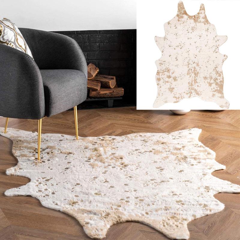 最大53%OFFクーポン 新品 カウラグ カウハイドラグ 白黒