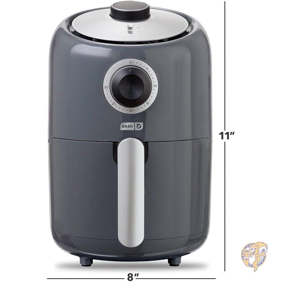 ダッシュ コンパクトエアフライヤー グレー Dash DCAF150GBGY02 ノンフライヤー 送料無料 B077W6TX88アメリカ