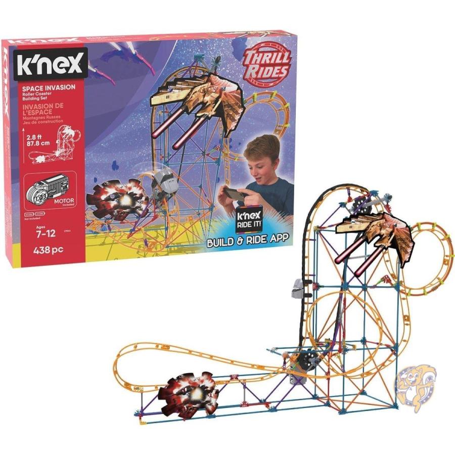 ケネックススリルライド K Nex Thrill Ride 宇宙からの侵略 ジェットコースター組み立てセット 438ピース 教育玩具 B079sgp4 アメリカ輸入プロ 通販 Yahoo ショッピング
