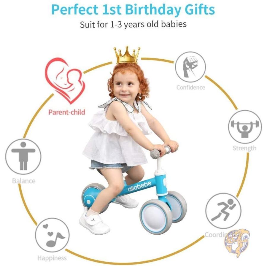 ベビーバランスバイク allobebe 1歳から3歳まで 送料無料 B07MHGK6X5アメリカ輸入プロ 通販 Yahoo!ショッピング