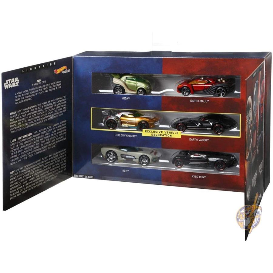 在庫大量 スターウォーズ 6キャラクターカーズ Hot Wheels Amazon 直営店販売 New Silversagecenter Com