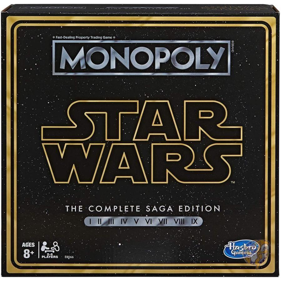 モノポリー ボードゲーム Monopoly B07QBVWFSP スターウォーズ コンプリートサーガ 送料無料｜americapro