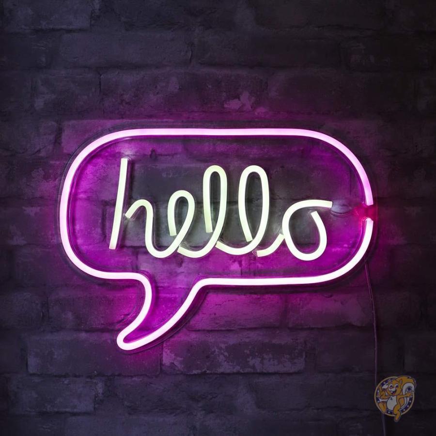 アイザック ジェイコブス Ledネオンサイン Isaac Jacobs ハロー 吹き出し B07qy1x3sq アメリカ輸入プロ 通販 Yahoo ショッピング