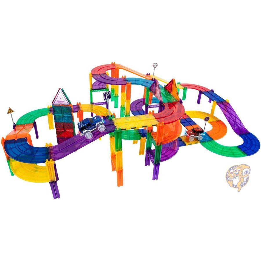 ピカソタイルズ マグネットブロック レースカートラック 100ピース PicassoTiles 送料無料