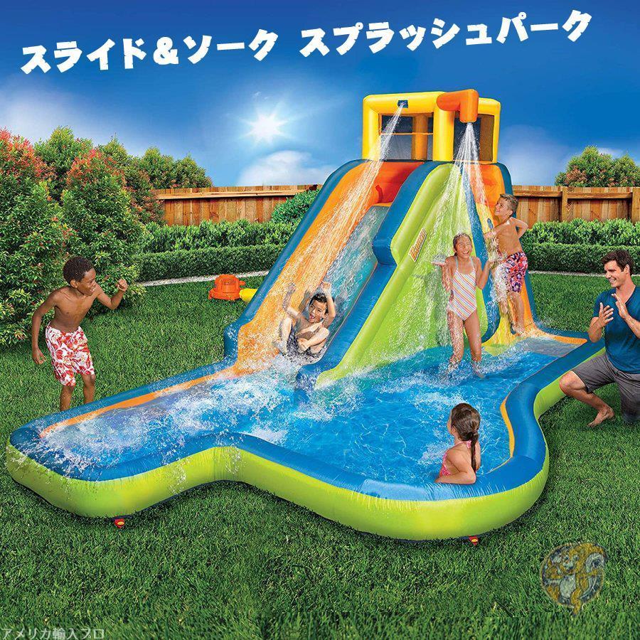 年間定番 フロート プール 水遊び おもちゃ BANZAI Twin Falls Water Parkフロート fucoa.cl