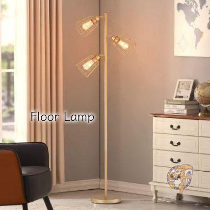 フロアランプ 照明 室内用 Modern Industrial GOLD 送料無料