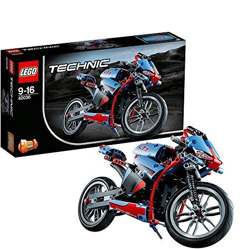 レゴ テクニック ストリートバイク 42036 Lego TECHNIC Street Motorcycle 375 Pieces 並行輸入品｜americasyoji｜02
