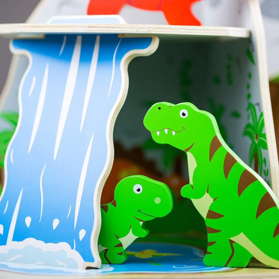 Bigjigs Toys Wooden Dinosaur Island   Complete Prehistoric Plays 並行輸入品｜americasyoji｜10