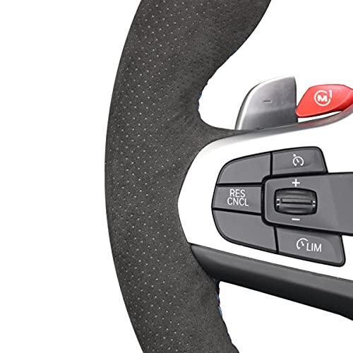 MEWANT Hand Stitched Car Steering Wheel Cover for BMW M5 F90 201 並行輸入品｜americasyoji｜05