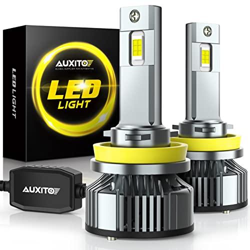 AUXITO H11 LED電球 120W 24000LM 1セット 700%明るい 6500K クールホワイト 調節可能 H8  並行輸入品｜americasyoji｜02