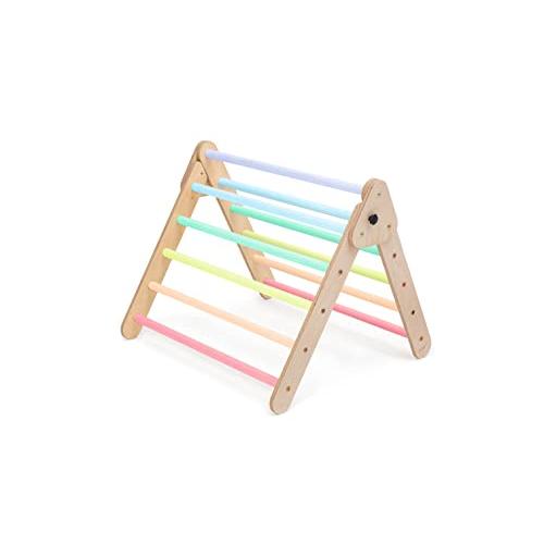 KateHaa Natural Climbing Triangle Frame for Toddlers with Ladder 並行輸入品｜americasyoji｜05