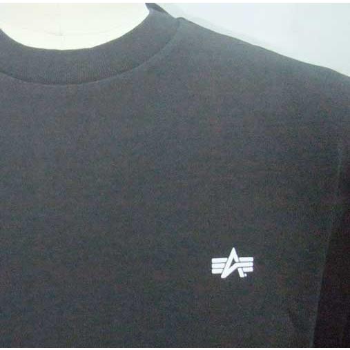 Tシャツ アルファ 半袖 MA-1 プリント TC1618-101 黒 M寸、L寸｜americaya2｜04