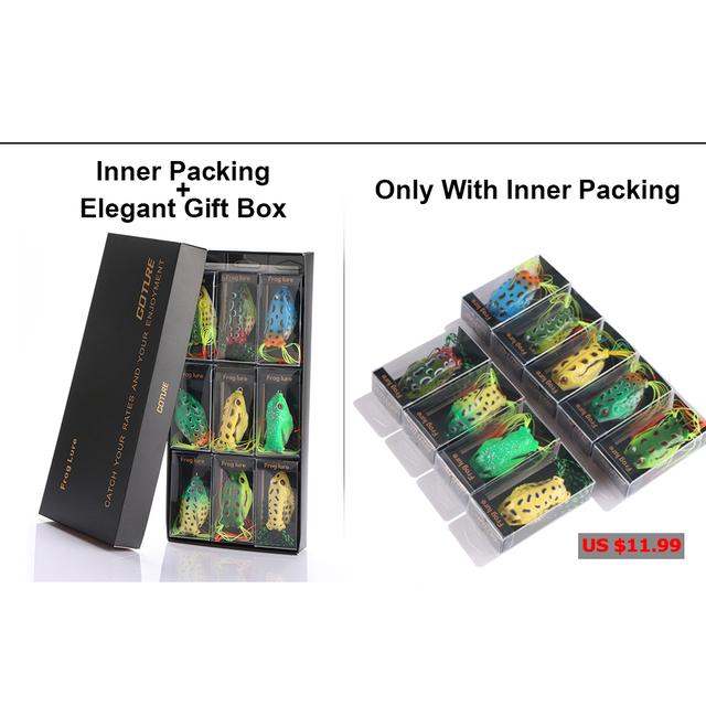 Goture カエル釣りルアー 5.5 センチメートル 12.5 グラムソフトシリコン餌クランクベイト釣りルアー鯉釣りワブラー人工餌カエルルアー |  | 15