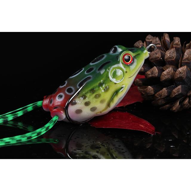 Goture カエル釣りルアー 5.5 センチメートル 12.5 グラムソフトシリコン餌クランクベイト釣りルアー鯉釣りワブラー人工餌カエルルアー |  | 09