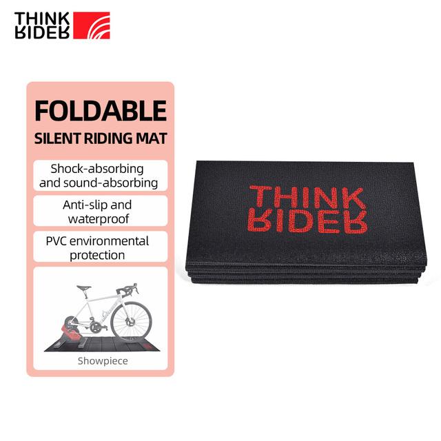 Thinkrider トレーニングマットヨガマットバイク自転車 bicicletas Estaticas トレーナー運動マットトレーナーフロアマットの画像