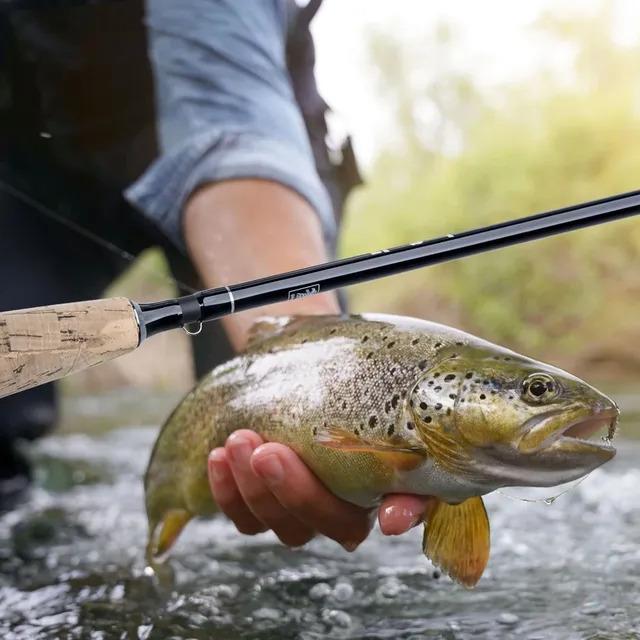 Goture フライフィッシングロッドとリールコンボ 2.7 メートル 9FT 軽量トラベル 30 + 36T カーボンファイバースケトウダラバスサー |  | 17