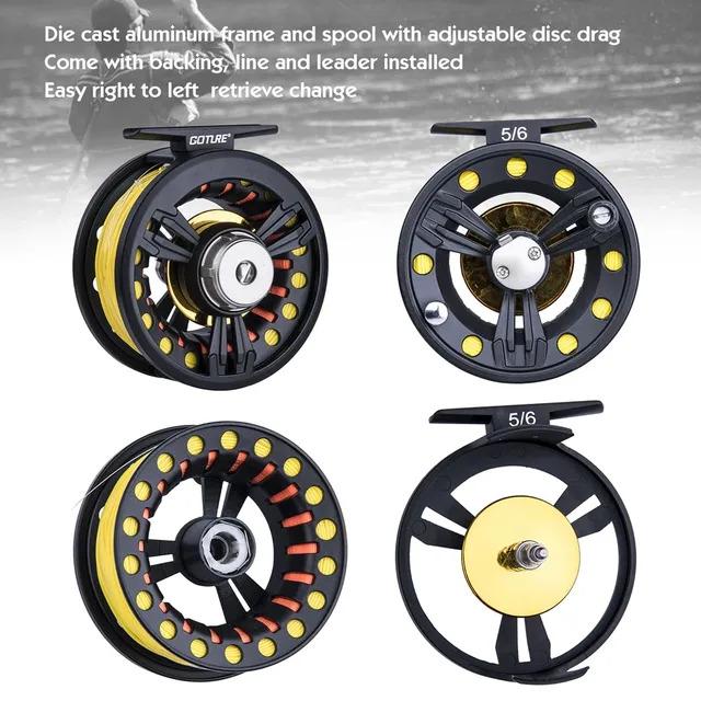 Goture フライフィッシングロッドとリールコンボ 2.7 メートル 9FT 軽量トラベル 30 + 36T カーボンファイバースケトウダラバスサー |  | 12