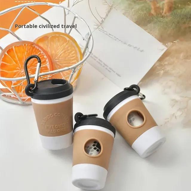 携帯用ペット糞便ゴミ箱ディスペンサー、クリエイティブなコーヒー