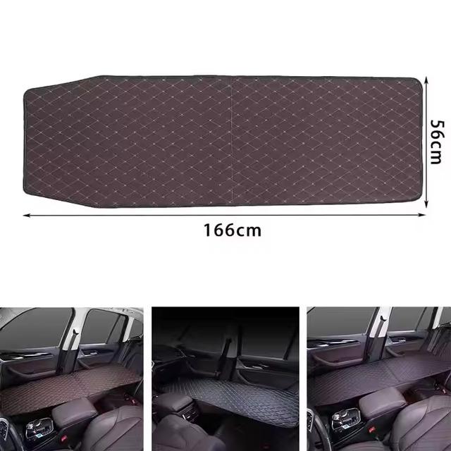 車改造ベッド 多機能車ベッド 運転席用車ベッド 木製スポンジ 折りたたみ式車後部座席旅行用スリーピングパッド 旅行用ベッド_14