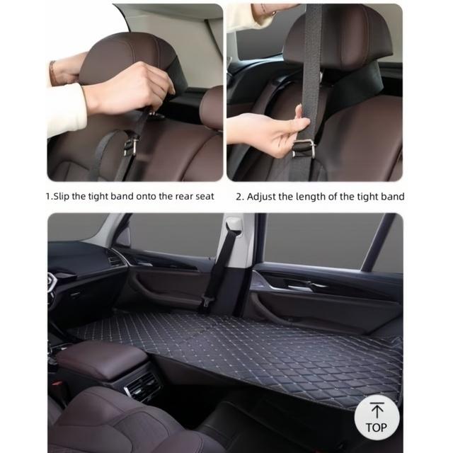 車改造ベッド 多機能車ベッド 運転席用車ベッド 木製スポンジ 折りたたみ式車後部座席旅行用スリーピングパッド 旅行用ベッド_15
