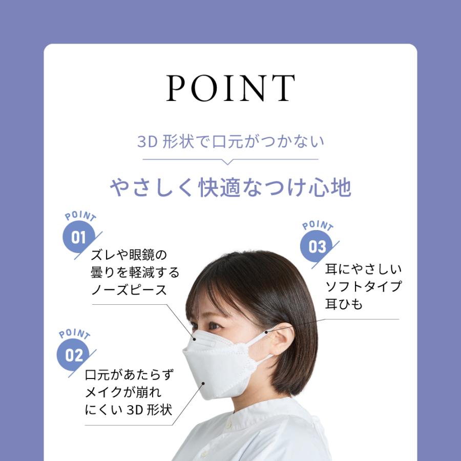 amethyst（アメジスト） マスク 不織布 立体 パレットマスク ホワイト