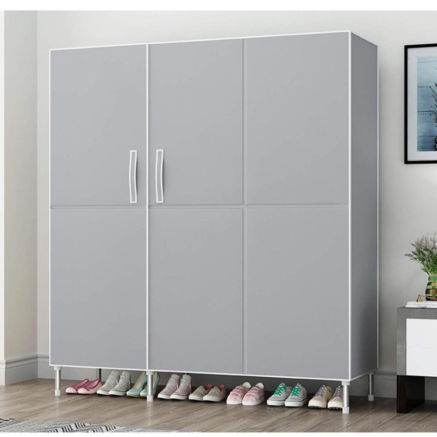 ワードローブ クローゼット カバー付き 大容量 収納クローゼット押し入れ収 洋服 125 奥行45 高さ168cm 定価の67 ｏｆｆ 通気 グレ 掛け防水 防塵 組み立ても割と簡単