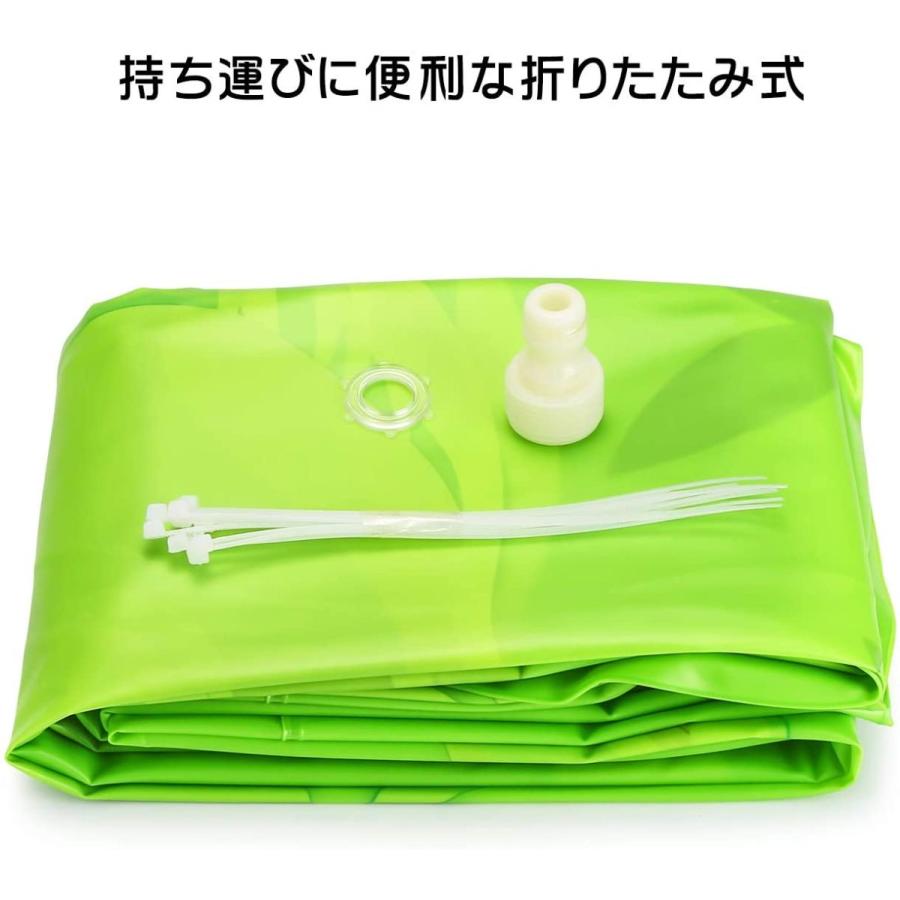 噴水マット 噴水おもちゃ 噴水池 プレイマット ビニール プール 子供 キッズ 水遊 グリーン 1 7m あすつく